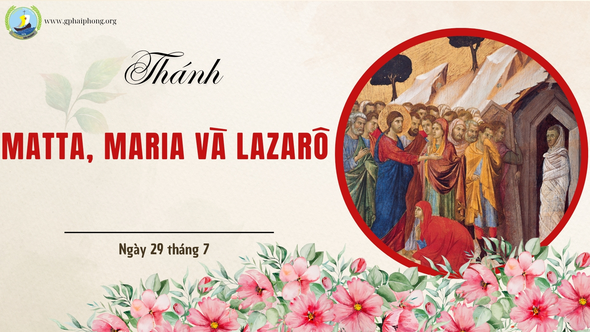 Thánh Matta, Maria và Ladarô